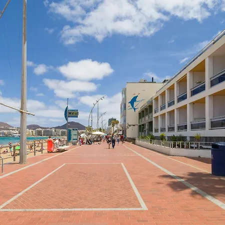 Beachfront In Palmas With Terrace Semesterbostad